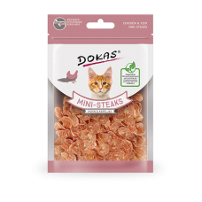 204623 DOKAS Chicken & Cod mini steaks 25g (Cat)